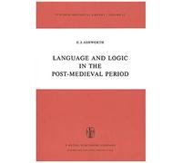 Language And Logic In The Post-Medieval Period