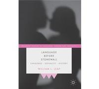 Language Before Stonewall - William L. Leap - Springer Nature Switzerland AG - Livre en Anglais - Paperback William L. LeapWilliam L. Leap (Auteur)