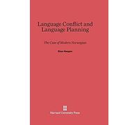Language Conflict And Language Planning