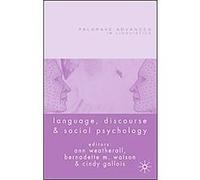 Language, Discourse and Social Psychology, Palgrave Advances in Linguistics Ann Weatherall (Auteur)