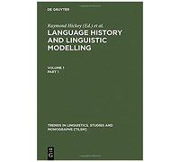 Language History And Linguistic Modelling
