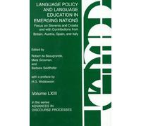 Language Policy And Language Education In Emerging Nations