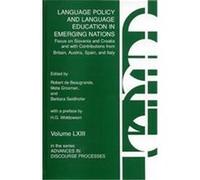 Language Policy and Language Education in Emerging Nations, Advances in Discourse Processes Series