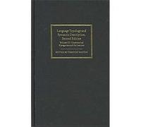 Language Typology And Syntactic Description