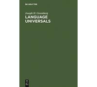 Language Universals: With Special Reference to Feature Hierarchies