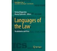 Languages of the Law: Vocabularies and Uses