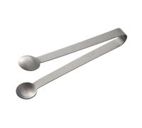 Langue à sucre en acier inoxydable facile à saisir Petite pince de cuisine pour café, sucre, dessert, buffet, barbecue, rôti de cuisson, acier inoxydable