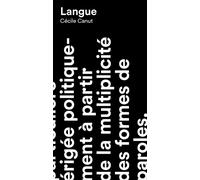 Langue - Cécile Canut - Anamosa - broché - Essai