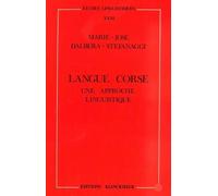 Langue Corse, Une Approche Linguistique