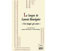 Langue de laurent mauvignier Une langue qui court - Cécile Narjoux - Presses Universitaires De Dijon - broché - Essai