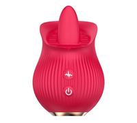 Langue de Massage Silicọne Gőde Vībró-māsśěur Góde va et Viěnt Vîbrant Réālisté Gőḍěș Vībrómāsśéúrs Feminin Clītórìdiěn Póint Ġ Sťimūlātéur IIJ6