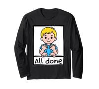 Langue des Signes All Done Illustration Support Autisme Manche Longue