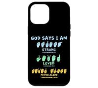 Langue des Signes américaine Mains Verset biblique christianisme Coque pour iPhone 12 Pro Max