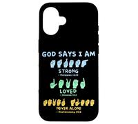 Langue des Signes américaine Mains Verset biblique christianisme Coque pour iPhone 16