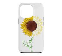 Langue des Signes ASL American Sunflower Share The Love Coque pour iPhone 13 Pro