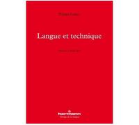 Langue et technique - Pierre Lerat - Hermann - broché - Etude