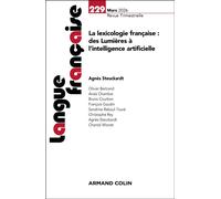 Langue française Nº229 1/2026 - Collectif - Armand Colin - broché - Revue