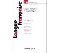Langue française Nº231 3/2026: Langue française et pragmatique
