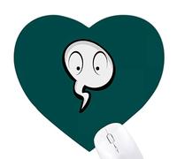 langue quotidienne émotion surprise. Jeux de tapis de souris en forme de coeur