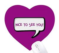 langue quotidienne se parler heureux Jeux de tapis de souris en forme de coeur