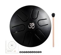 Langue Tambour 6 tons Relaxation Compétence Développement | Langue Tambour Pluie 7,6 cm pour relaxation, yoga, méditation, éducation musicale, éducation fœtale, bouddhisme religieux