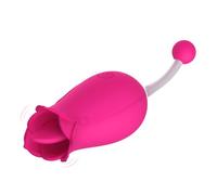 Lāngue Vîbrant lécheur Vîbrô-másseúr Clîtôrîdien Súcëúr Fémînîn Sîlencièux, Sëxtôysé Côuplè Pláîsir Fémmé Stimulateur Point G Vibrateur, 10 Modes de Fréquence imperméable Silicone Souple J6