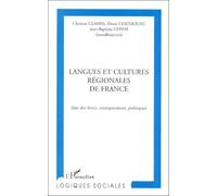 Langues et cultures regionales de france État des lieux, enseignement, politiques - Jean-Baptiste Coyos - L'harmattan - broché - Livre