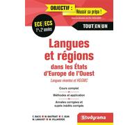 Langues et régions dans les états d'Europe de l'ouest - Claude Bacq - Studyrama Eds - broché - Scolaire / Universitaire