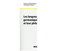 Langues Germaniques Anciennes Et Leur Philologie -Les-