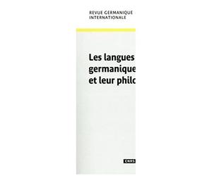 Langues Germaniques Anciennes Et Leur Philologie -Les-
