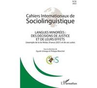 Langues minorées : des décisions de justice et de leurs effets Philippe Blanchet Lunati (Auteur), Eguzki Urteaga (Auteur)