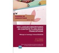 Langues minoritaires en contexte plurilingue francophone Collectif (Auteur)