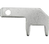 Languette 2.8 x 0.5 mm Vogt Verbindungstechnik 378905.68 90 ° non isolé métal 100 pc(s)