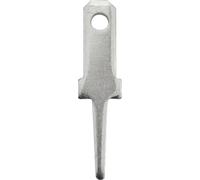 Languette 2.8 x 0.8 mm Vogt Verbindungstechnik 3775b08.68 180 ° non isolé métal 100 pc(s)