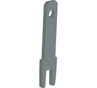 Languette 2.8 x 0.8 mm Vogt Verbindungstechnik 3785w08.68 180 ° non isolé métal 100 pc(s)