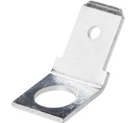 Languette 6.3 x 0.8 mm Vogt Verbindungstechnik 3861.65 45 ° non isolé métal