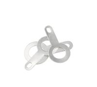 Languette à souder, 50pièces M2.2-M8.2 à souder circulaires en cuivre plaqué argent(M4.2)