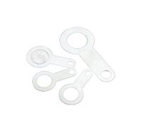 Languette à souder, Soudure circulaire en cuivre plaqué argent M2.2-M10.2(M2.2 100PCS)
