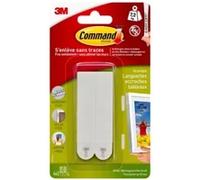 Languette de fixation pour tableaux grand modèle Blanc vendue par 8 pièces