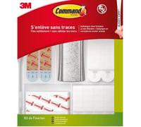 Lot de 48 languettes adhésives Multi-usages COMMAND, blanc Blanc