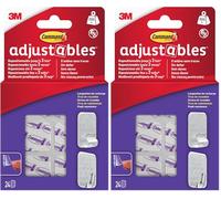 Languettes de recharge repositionnables Command Adjustables (24 languettes de recharge/boîte 17820-24 (Lot de 2)