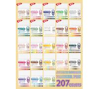 Languo - ensemble de stylos marqueurs acryliques à brosse souple, 9 pièces/boîte, pour dessin à la main, peinture artistique, stylos marqueurs pour étudiants, stylos de peinture acrylique pour BLUE SE