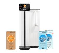 LANGWATER Osmoseur d'eau potable & Minéralisation TheWell 2 - Filtration eau du robinet Osmose Inverse NSF58 - Distributeur eau chaude et arômatisée - Packs de Minéraux & Orange fabriqués en Suisse