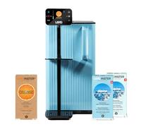 LANGWATER Osmoseur d'eau potable & Minéralisation TheWell 2 - Filtration eau du robinet Osmose Inverse NSF58 - Distributeur eau chaude et arômatisée - Packs de Minéraux & Orange fabriqués en Suisse