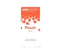 LANGWATER+ Pack d'arômes Pêche Zero pour Boisson Sans Sucre et Zéro Calorie - Compatible avec le purificateur d'eau par osmose inversée TheWell pour une eau pure, minéralisée et aromatisée