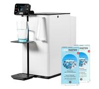 LANGWATER Purificateur d'eau & Minéralisation TheWell 2 - Filtration eau du robinet instantanée avec Osmose Inverse NSF58, UV, Distributeur eau chaude - Inclut osmoseur et 2 Packs de Minéraux Suisses