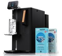LANGWATER Purificateur d'eau & Minéralisation TheWell 2 - Filtration eau du robinet instantanée avec Osmose Inverse NSF58, UV, Distributeur eau chaude. Inclut osmoseur et 2 Packs de Minéraux Suisses