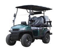 LANGWEI Voiturette De Golf Électrique, Modèle Haut De Gamme Et Robuste pour Adultes, 4 Places, Idéale pour Les Parcours De Golf Et Les Aventures Tout-Terrain