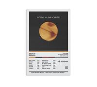 LANGYA Coldplay Poster sur toile Parachutes Décoration de chambre à coucher Paysage sportif Bureau Décoration sans cadre 30 x 45 cm