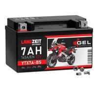 LANGZEIT YTX7A-BS batterie moto 12V 7Ah GEL FTX7A 50615 quad remplace 6,3Ah